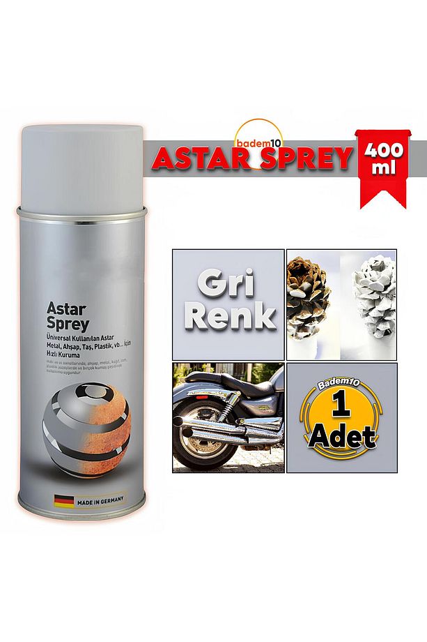 650°C Isıya Dayanıklı Astar Sprey Boya 400 ml Mat Gümüş Soba Egzoz Şömine Metal Yüzey Boyası - 2