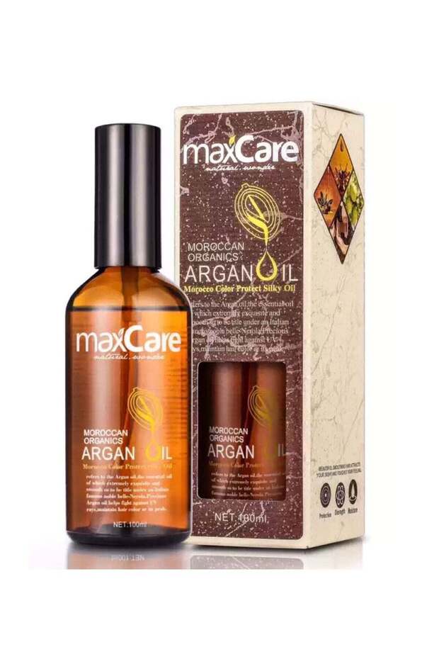 Maxcare Moroccan Organics Argan Oil Hair Serum 100ml – Repair & Shine for Damaged Hair