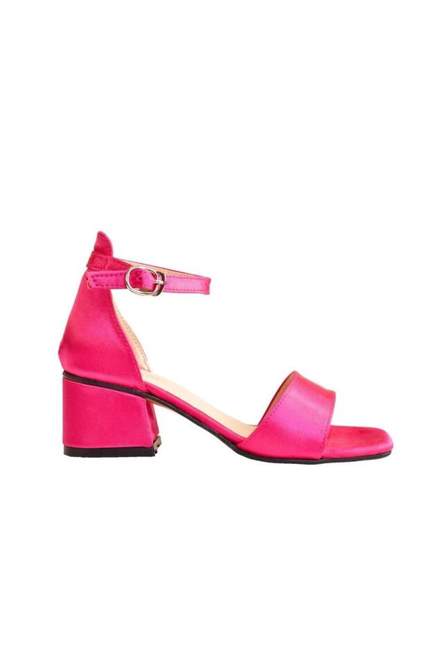 Ankle-Tie Heeled Girls' Dress Shoe