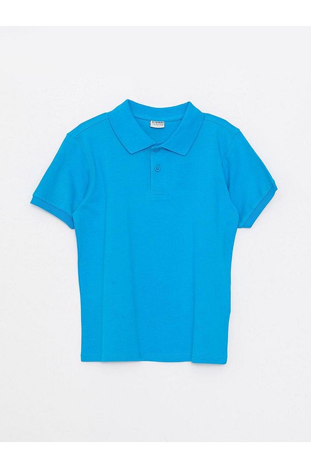 Polo Yaka Basic Kısa Kollu Pamuklu Erkek Çocuk Tişört (W2) - 1