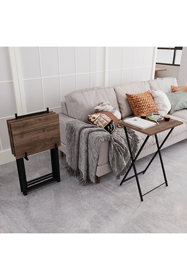 Versa Katlanır 4'lü Sehpa Seti - 2