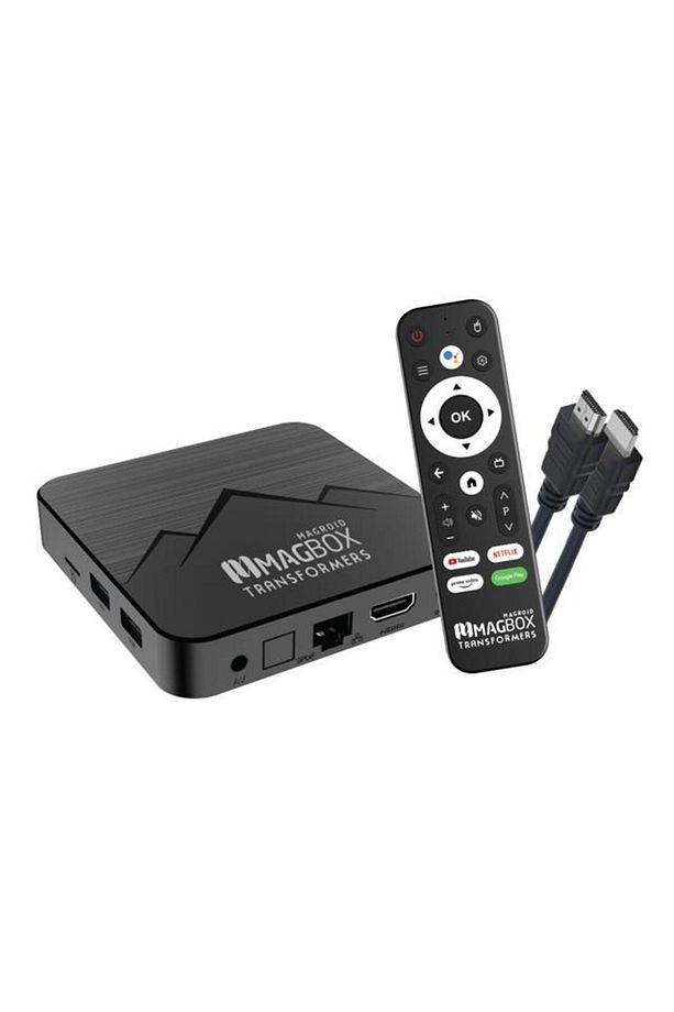 Magroid Transformers 32 Gb Hdd 4 Gb Ram Bluetooth 5g Wifi Ses Komut Kumandalı Android Tv Box - 1