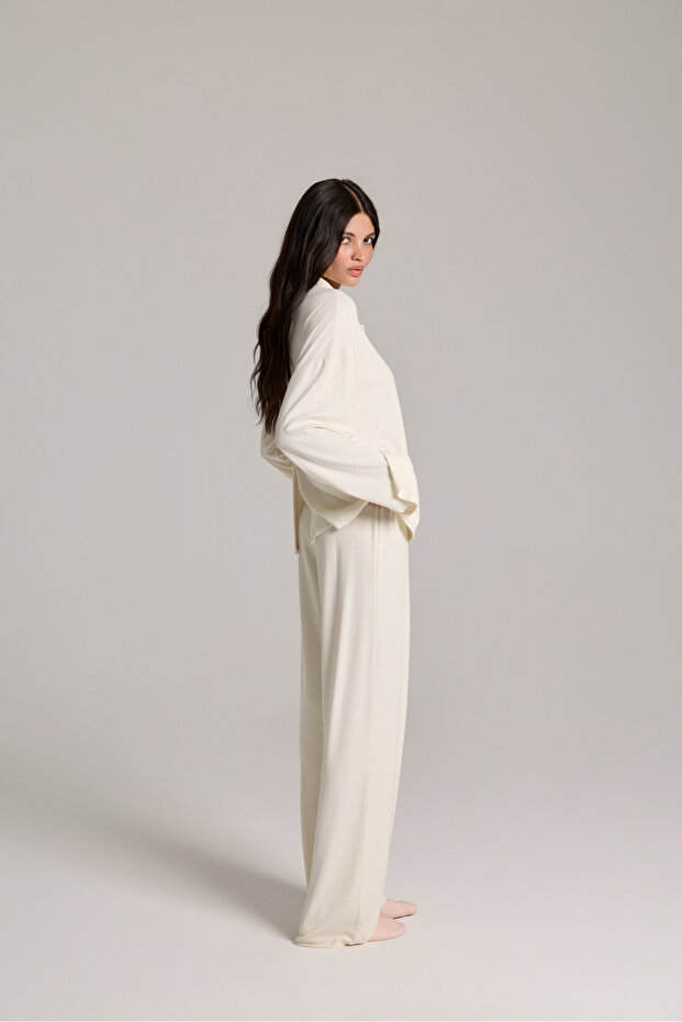 Kai Pijama Pantolon - Sarı - 5