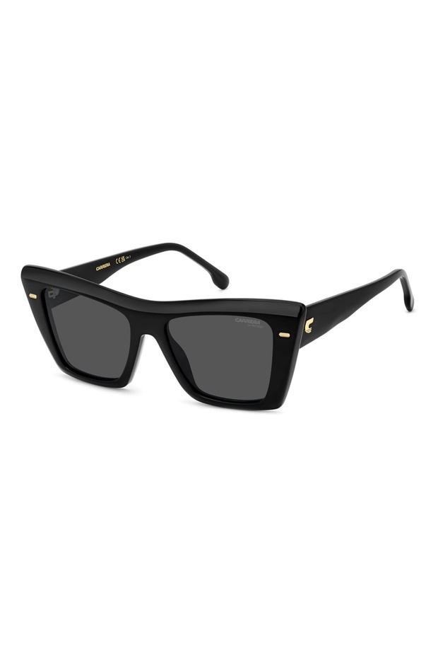 Women's Black-Smoked Organic (Uv) Glass Bone Closed Frame Design Sunglasses Ca3046/S 807Ir 54-17