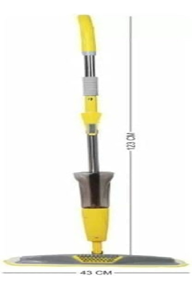 مجموعة ممسحة الرش - زجاجة قابلة لإعادة التعبئة، وسادة من الألياف الدقيقة، محلول تنظيف الأرضيات السهل - 5