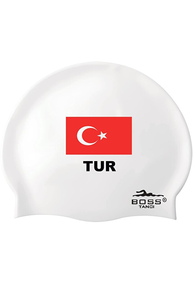 Silicone Swimming Cap Ayyildiz Tur Pool and Sea Swimming Cap