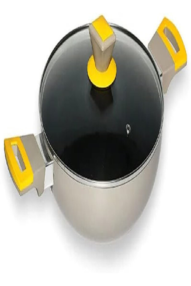 Non-Stick Wok/Kadhai 26 cm with Glass Lid – 2.5L, for Stir Frying, Steaming & Soup Making