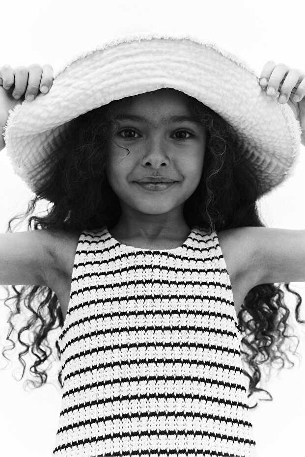 Kolsuz Tekstüre Triko Üst - 2