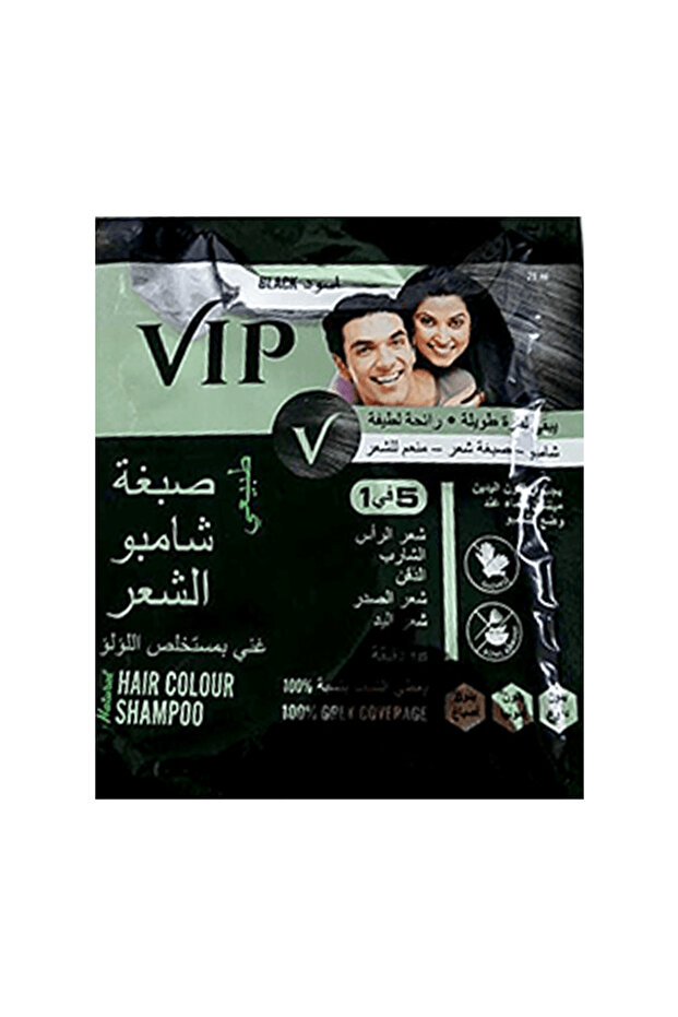 شامبو لون الشعر الطبيعي - أسود - 20 مل