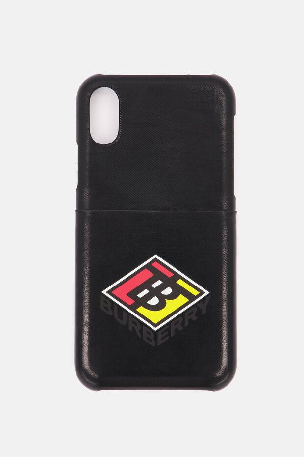 iPhone XS Graphic Print Case, Black