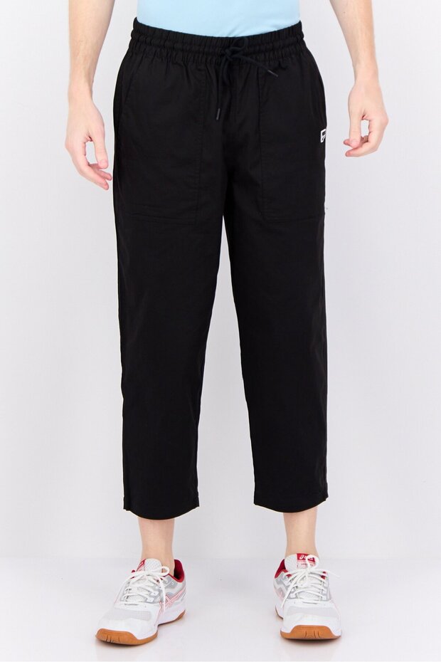 Men Sportswear Fit Outdoor Track Pants, Black