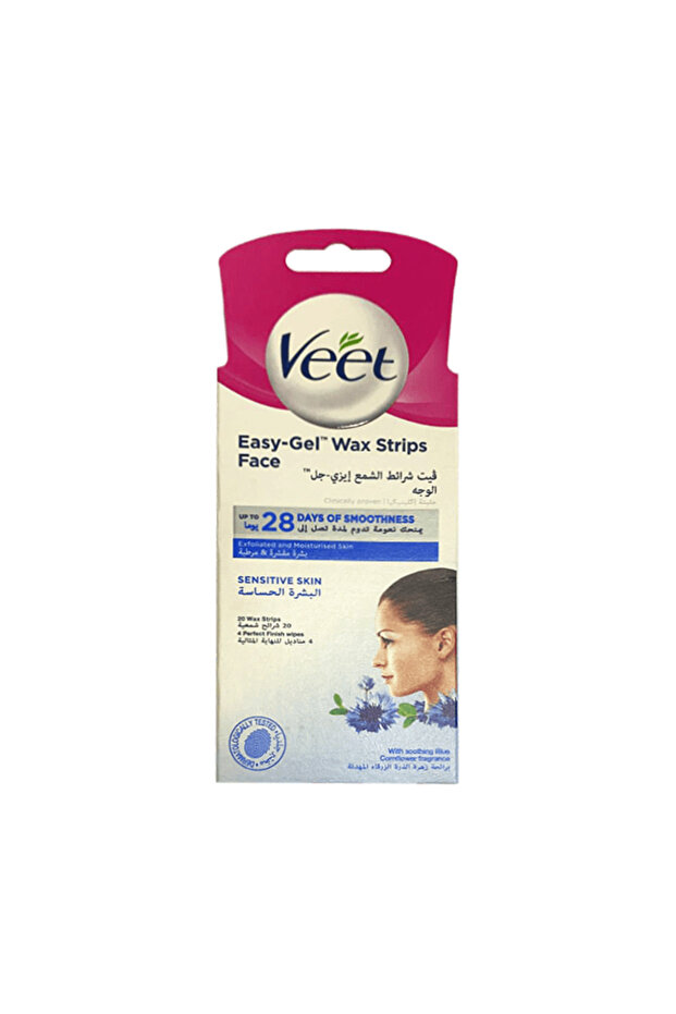 Face Wax Strips 20s 6829 --- فيت شرائح شمعية للوجه 20 حبه