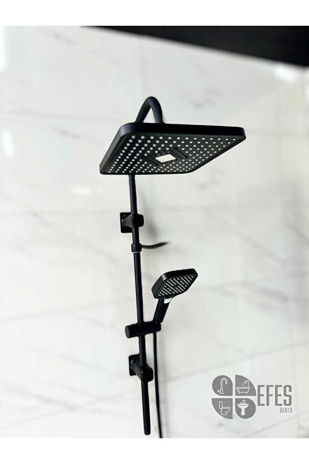Siyah Duş Seti Fonksiyonlu Robot Duş Seti - 4