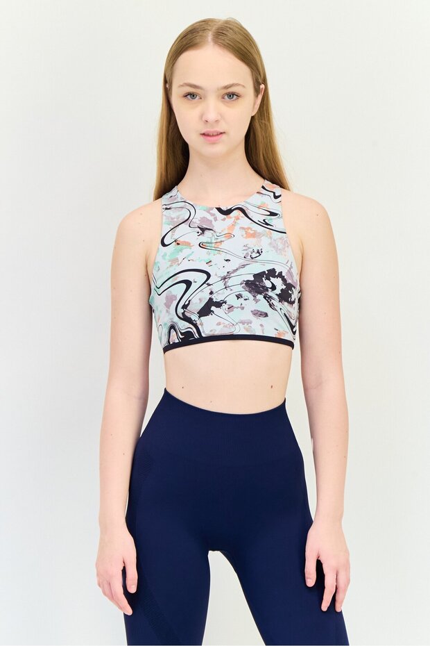 Women Non Padded Sports Bra, Multicolor