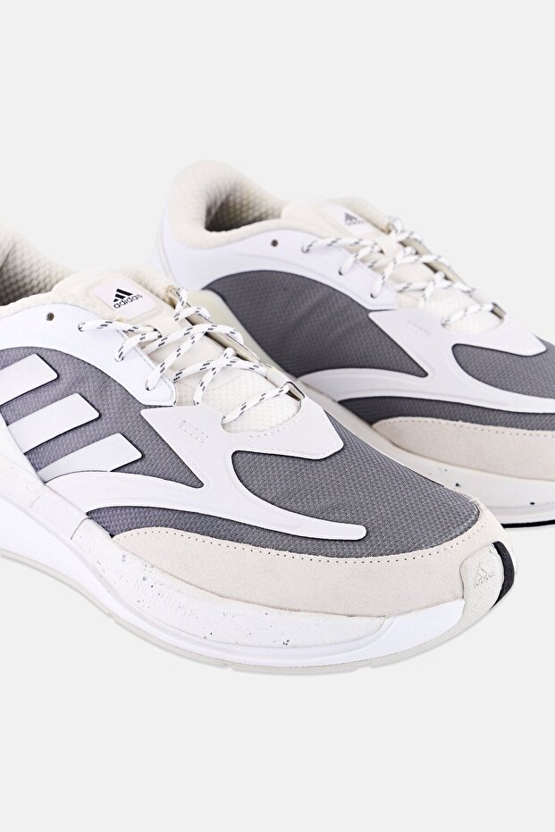 Women Brevard Lace Up Running Shoes, White/grey - 4