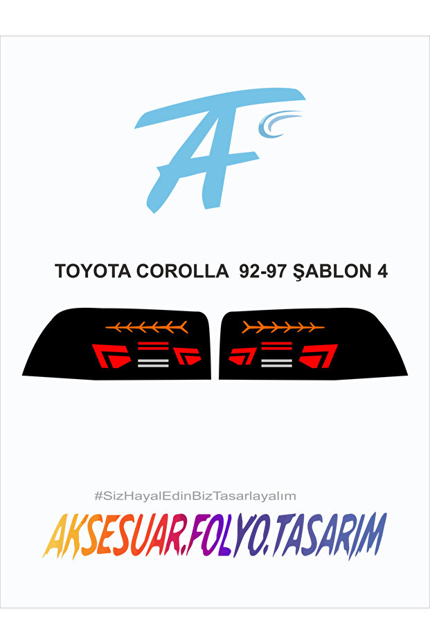Toyota Corolla 1992-1997 (Legendary Case) Stop Foil