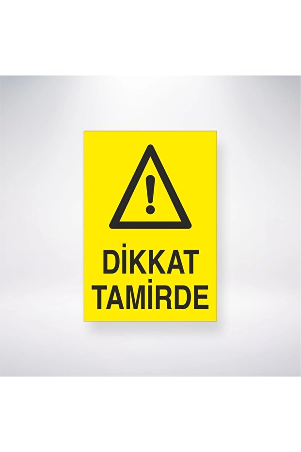Attention in Repair Sticker 20X28 cm