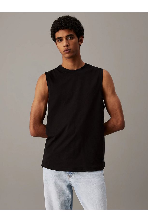 Erkek Bisiklet Yaka Kısa Kol Regular Fit Pamuıklu Siyah T-Shirt J30J327283-BEH - 1