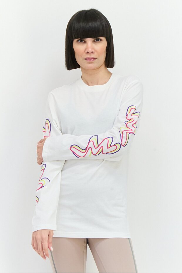Women Sportswear Fit Long Sleeves Training T-Shirt, White