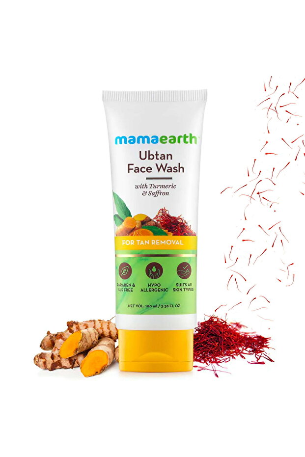Mamaearth Ubtan Face Wash for Tan Removal 100 ml
