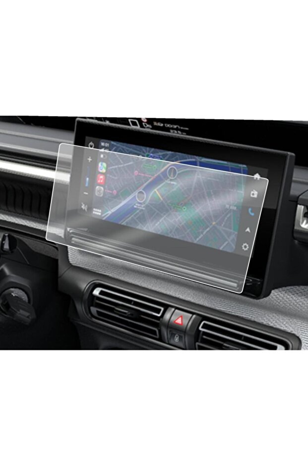 واقي شاشة غير لامع لسيتروين e-C3 مقاس 10.25 بوصة للوسائط المتعددة - 5