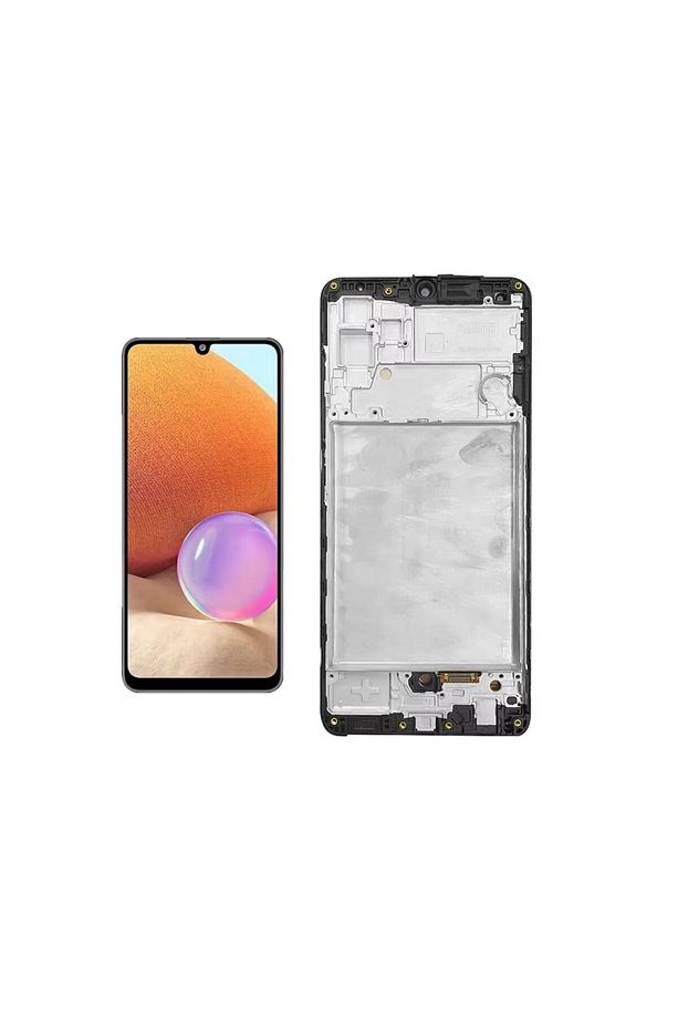 Uyumlu A325 A32 Lcd Ekran Çıtalı Oled - 1