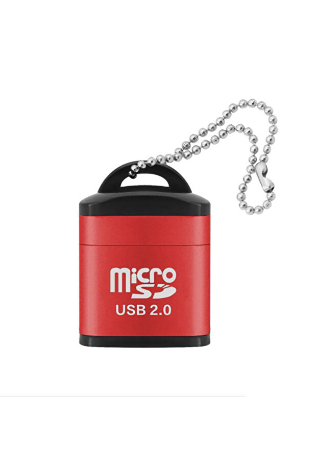 قارئ بطاقات USB Micro SD أحمر سلسلة TF كاتب بطاقة Mini Extend Memory Dongle محول مكبر صوت السيارة Comp