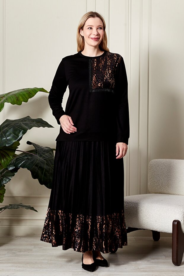 Γυναικείο Σετ Leopard Plus Size - 3