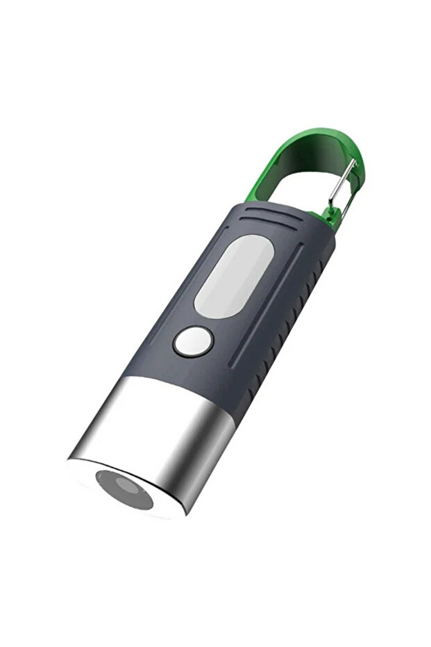 Mini Rechargeable LED Flashlight with COB Side Light - 1