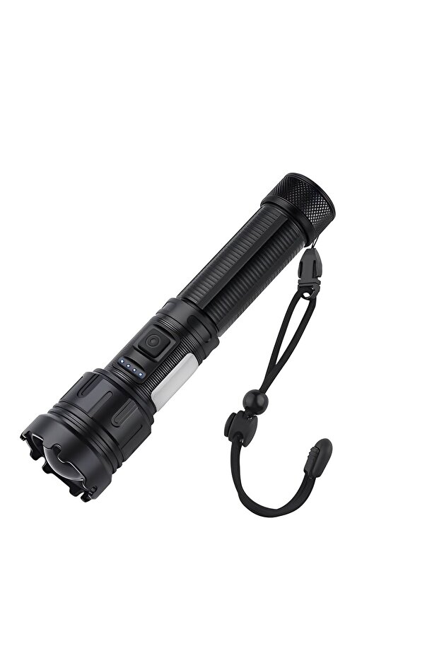 مصباح يدوي LED قابل لإعادة الشحن فائق السطوع بقوة 25 وات - 1