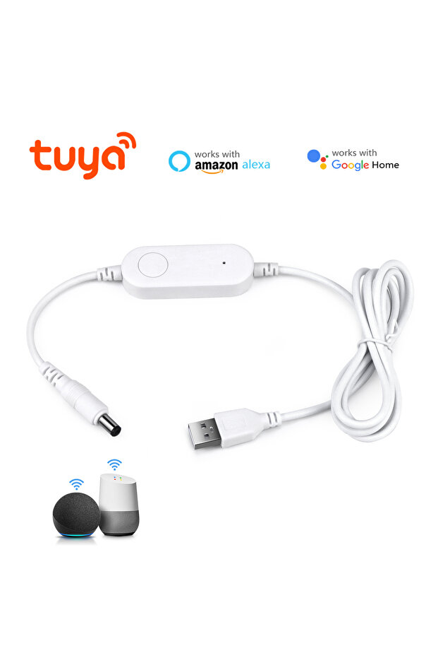 وحدة تحكم شريط LED RGB USB DC 5 فولت، وحدة تحكم LED للمنزل الذكي 5 فولت USB / 12 فولت 4 سنون / تيار مستمر، مفتاح Tuya Wifi Di