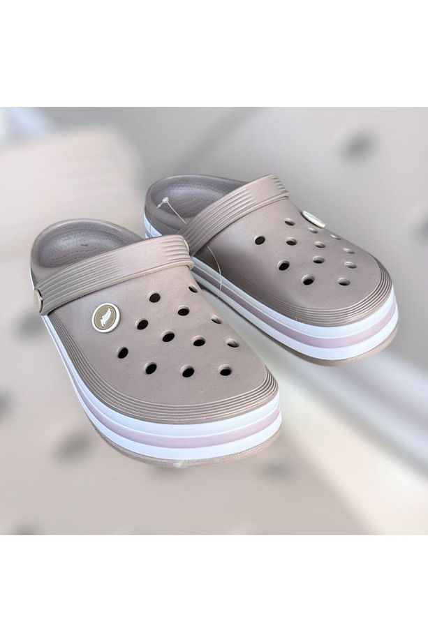 unisex vizon yumuşak soft taban hafif önü kapalı terlik sandalet - 1
