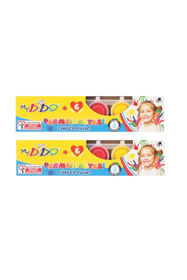 Sudor Myddo Finger Painting Set (6 * 22 ml) (Two Pieces)