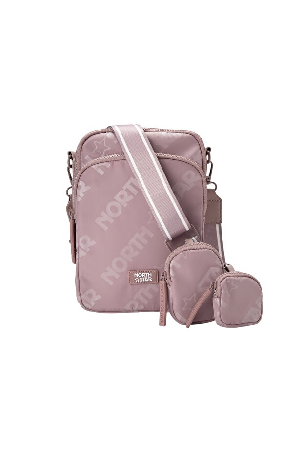 Patterned Sling Bag Pink - 1