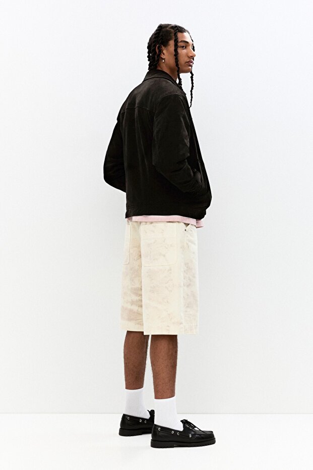 Siyah suni süet ceket - 5