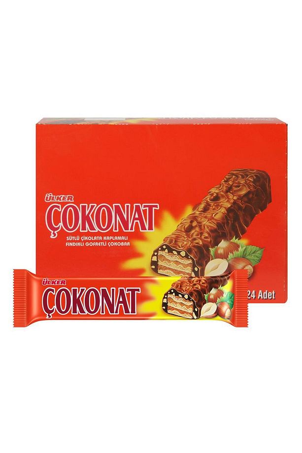Çokonat Çikolata Kaplamalı Gofret 24 Adet - 1