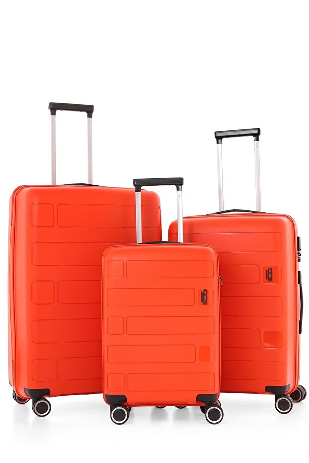 5236 Polipropilen 3 Lü Valiz Seti - 1