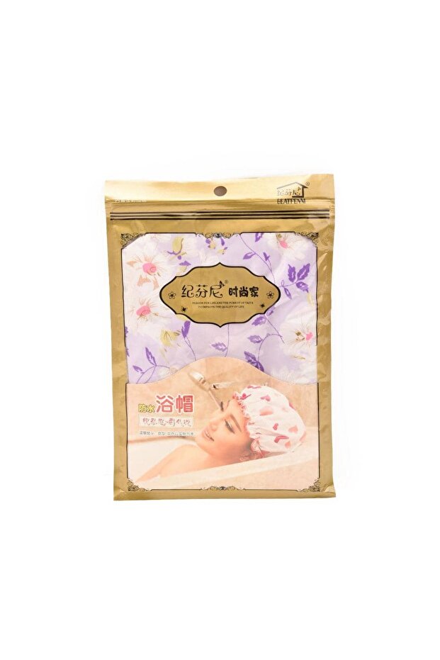 قبعة استحمام بوليستر المضاد للماء - 1