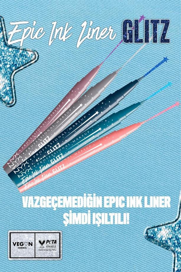 Epic Ink Liner Glitz Eyeliner - Tapered Twinkle - 5