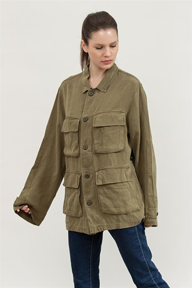 Boxy Kadın Mont - 2