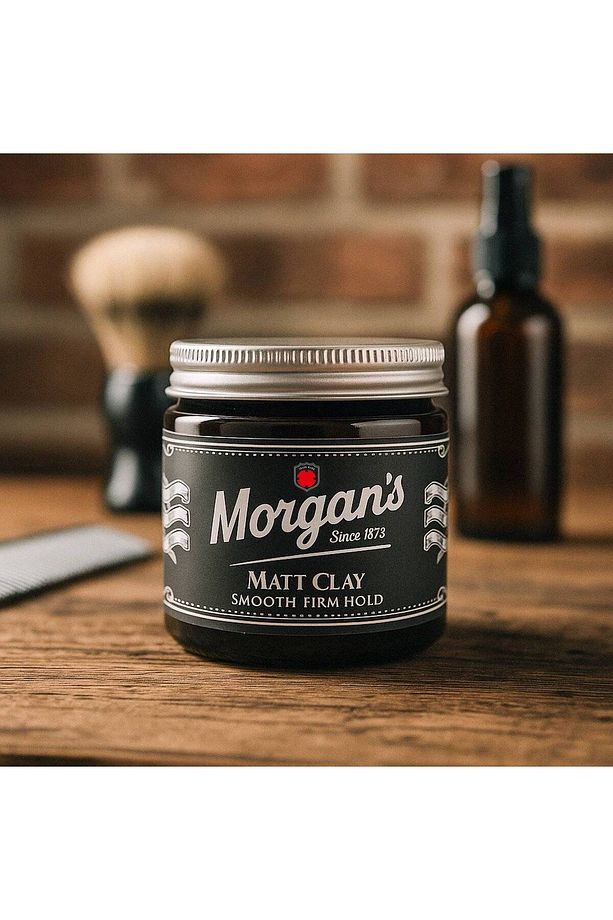 Morgan's Matt Clay Smooth Firm Hold - Güçlü Tutuş Sağlayan Şekillendirici Kil 120 ml - 2
