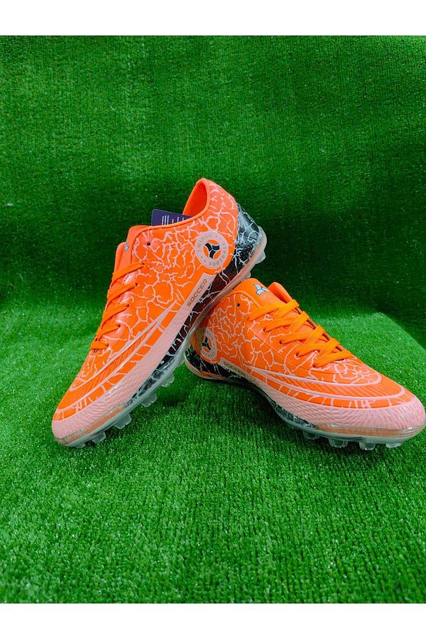 Rahat Taban Canlı Renkler Unisex Futbol Ayakkabısı Krampon - 4