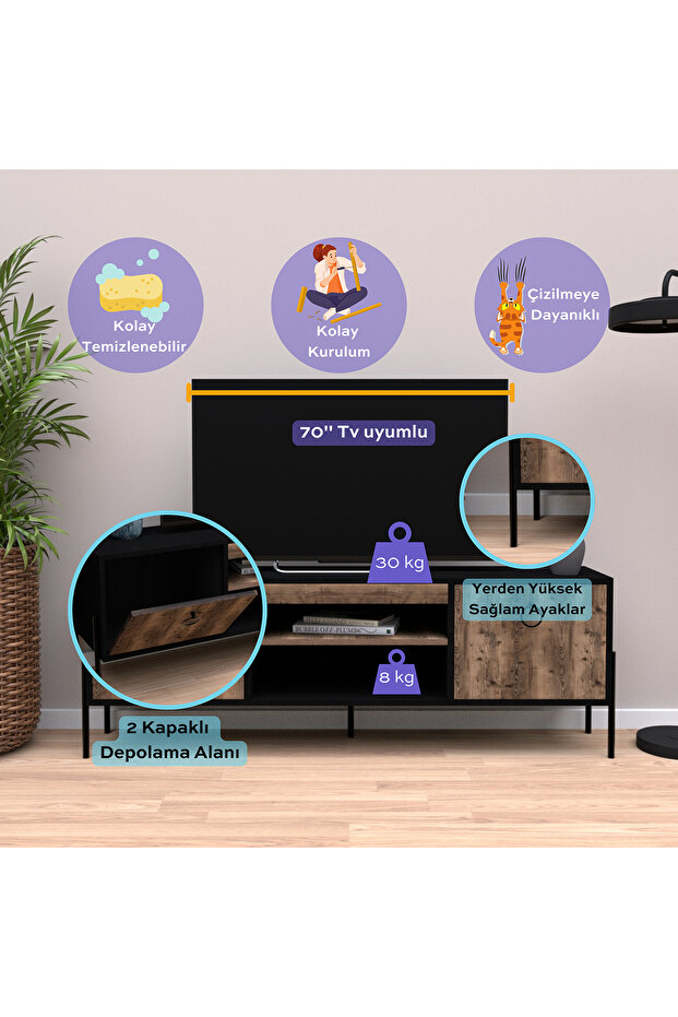 D1540 Juno Tv Ünitesi 160cm - 2