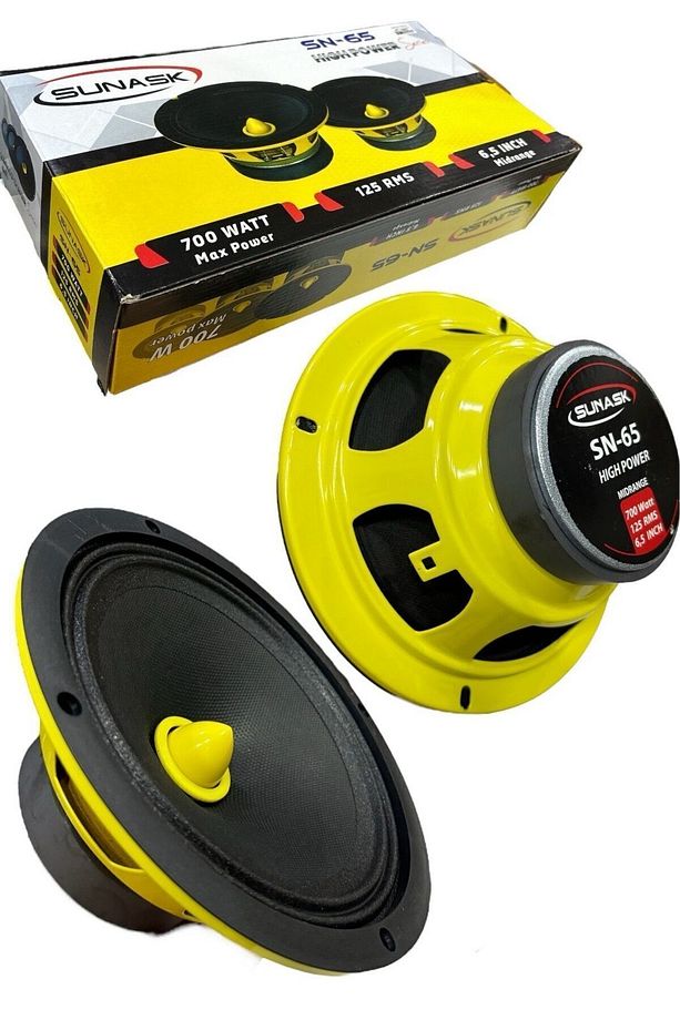 Sn-65 700 Watt 125 Rms 16 Cm Midrange Hoparlör 2 Adet Amfi Uyumludur Yerli Üretim - 4