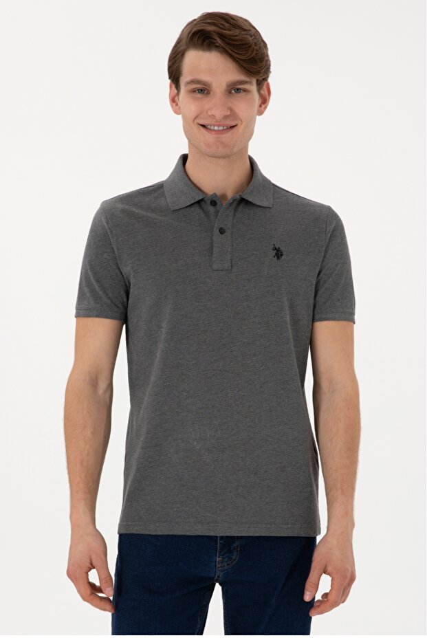 U.S. Polo Assn Polo Collar Slim Fit Basic T-Shirt
