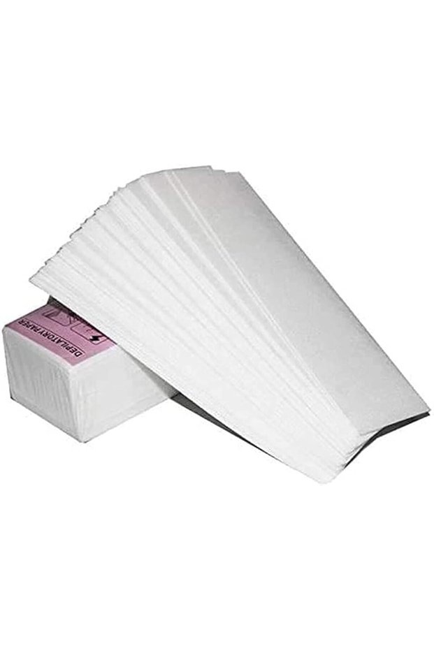 500 Pack Non-Woven Wax Strips for Facial and Body Hair Removal, Professional Depilatory Paper