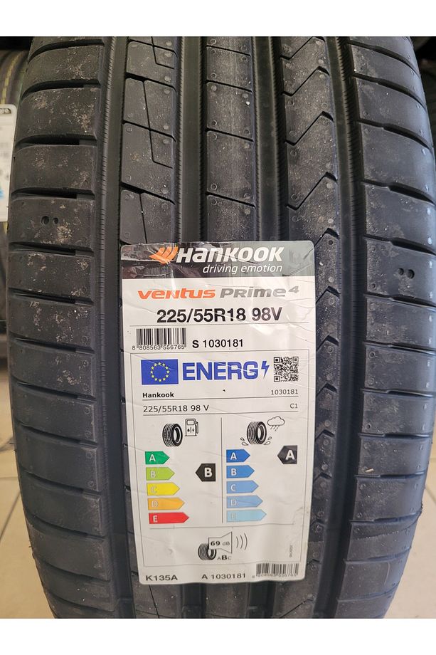 225/55r18 VENTUS PRİME 4 K135 98V Set Olarak (4 ADET) A seri 69db 2025 Üretim* - 1