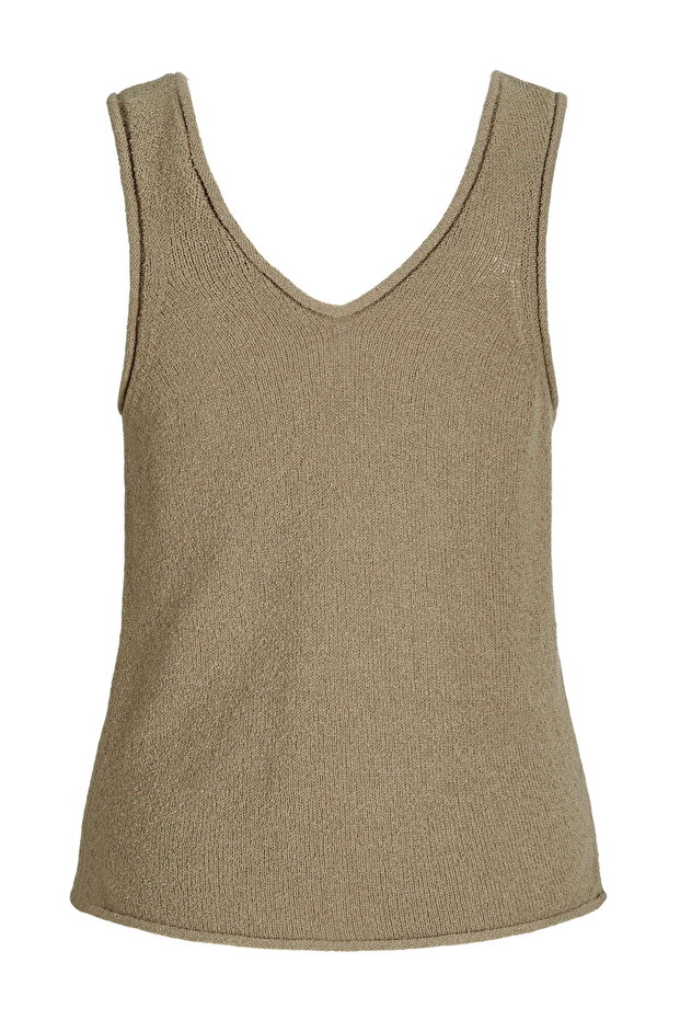 Kadin Kalin Askili Triko Bluz - Amara - 6