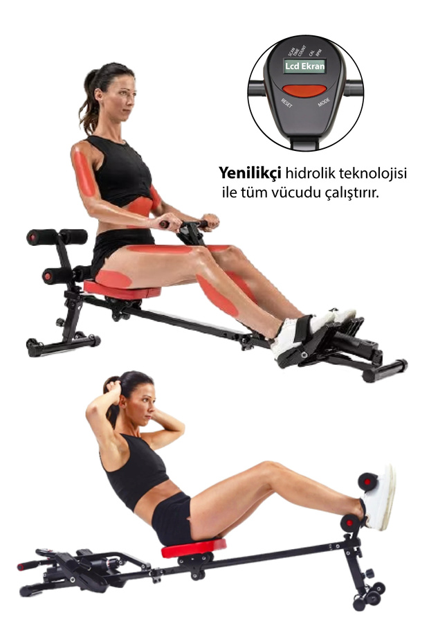 kochler Row Shaper Kondisyon Küreği - Mekik Aleti - Fitness Aleti - Kondisyon Aleti - Alman Tasarım