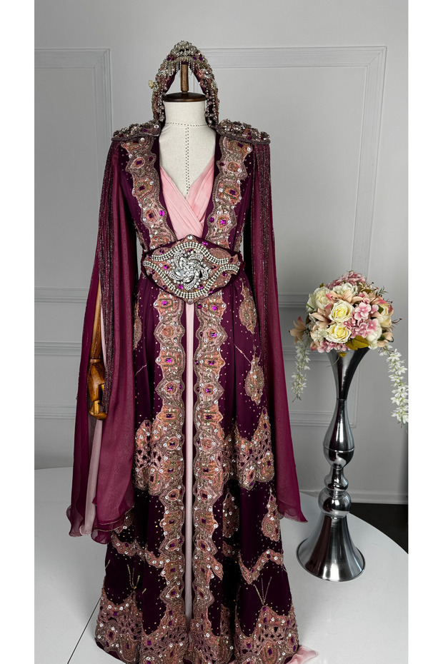 Baroque Beauty Kaftan Bindallı - 1
